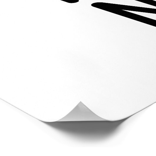 Kein Gehirn kein Gewinner Funny Brain Pub Poster (Ecke)