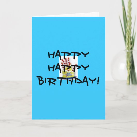 Kein Geld darin Karte (Vorderseite)