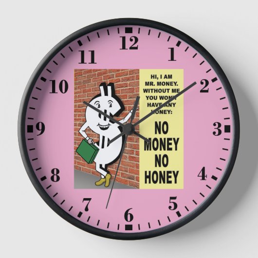 Kein Geld, keine Freundin Uhr (Vorderseite)