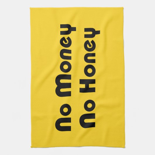 Kein Geld ohne Honig Geschirrtuch (Vertikal)