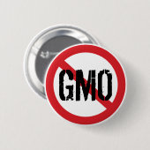Kein genetisch verändertes Lebensmittel Button (Vorne & Hinten)