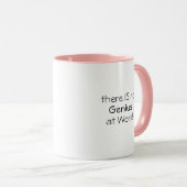 Kein Genie Funny Zitat Kaffee Tasse (VorderseiteRechts)