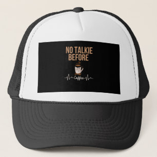 Kein Gerede Vor Kaffee Humor Kaffee Liebhaber KUNS Truckerkappe