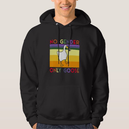 Kein Geschlecht nur Gans Hoodie (Vorderseite)