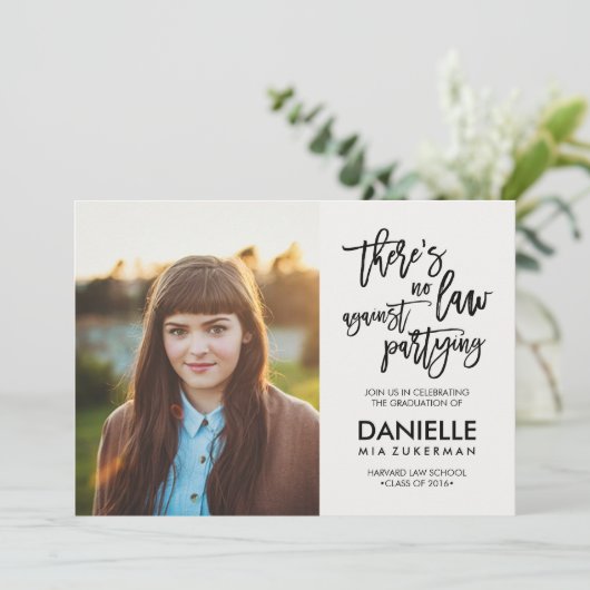 Kein Gesetz gegen die Einladung zum Abschluss (Stehend Vorderseite)