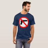 Kein Gewehr-Antigewehr T-Shirt (Vorne ganz)