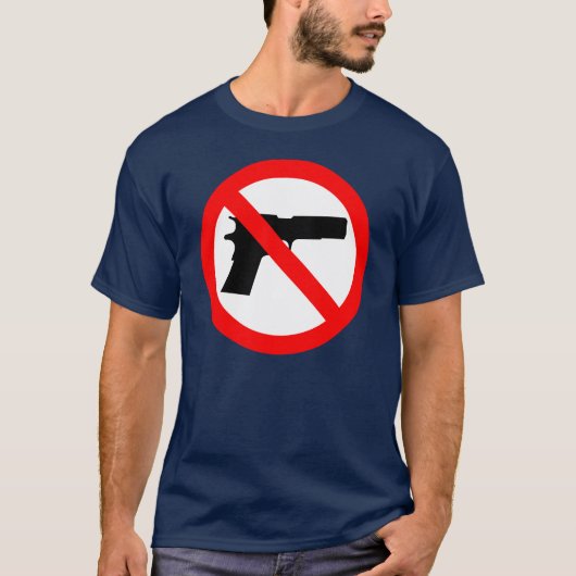 Kein Gewehr-Antigewehr T-Shirt (Vorderseite)