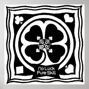 Kein Glück, pure Fertigkeit Poster