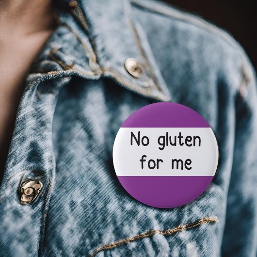 Kein Gluten für mich Abzeichen Button glutenfrei
