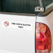 Kein Gluten/Weizen geben frei! Autoaufkleber (Auf Lkw)