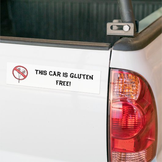 Kein Gluten/Weizen geben frei! Autoaufkleber (Auf Lkw)