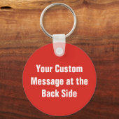 Kein Gluten-Zeichen-Schlüsselanhänger Schlüsselanhänger (Rückseite)