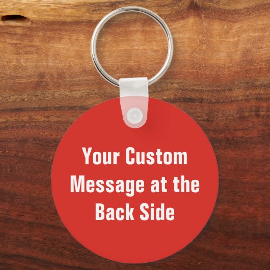 Kein Gluten-Zeichen-Schlüsselanhänger Schlüsselanhänger (Rückseite)