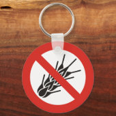 Kein Gluten-Zeichen-Schlüsselanhänger Schlüsselanhänger (Vorderseite)
