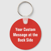 Kein Gluten-Zeichen-Schlüsselanhänger Schlüsselanhänger (Rückseite)