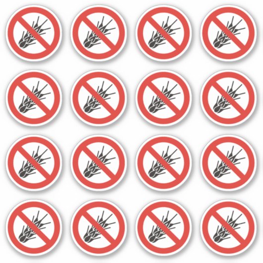 Kein Glutenzeichen Aufkleber (Vorderseite)