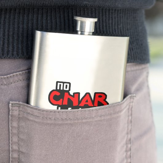 Kein Gnar Links Flachmann (Beispiel)