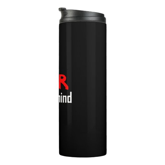 Kein Gnar Links Thermosbecher (Nach rechts gedreht)