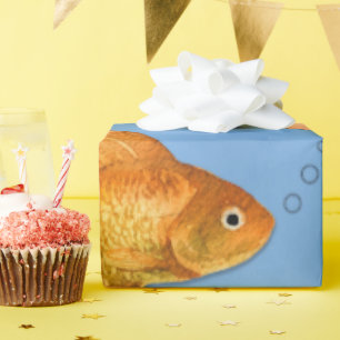 Kein Goldfish Fischen Geschenkpapier