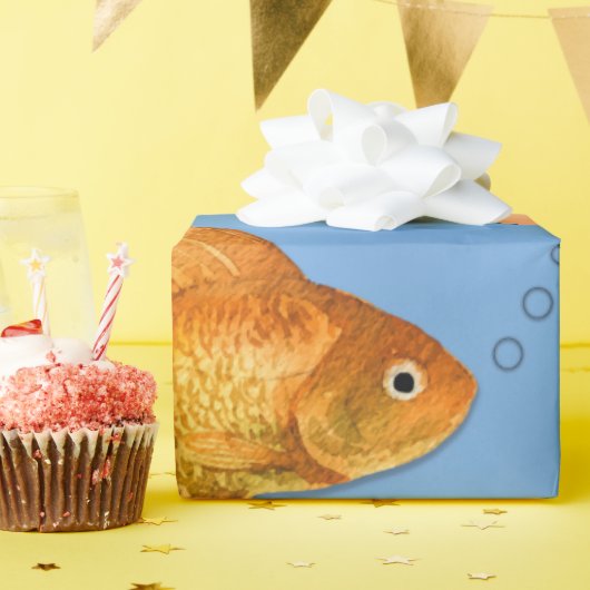 Kein Goldfish Fischen Geschenkpapier (Geburtstagsparty)
