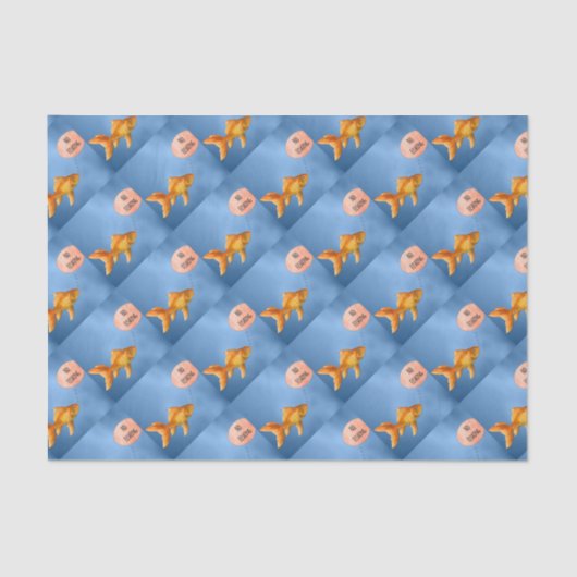 Kein Goldfish Fischen Seidenpapier (Vorderseite)