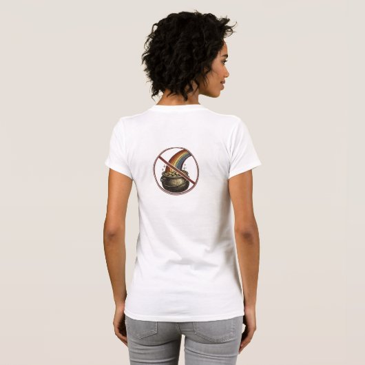 Kein Goldtopf T-Shirt (Schwarz voll)