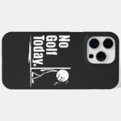 Kein Golf heute Case-Mate iPhone Hülle (Rückseite (Horizontal))