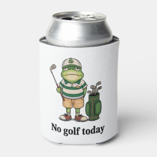 Kein Golf heute Frosch Vatertag Papa Opa Dosenkühler