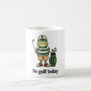 Kein Golf heute Frosch Vatertag Papa Opa Kaffeetasse
