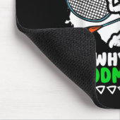 Kein Goodminton-Schläger-Shuttle-Hobby-Badminton-S Mousepad (Ecke)