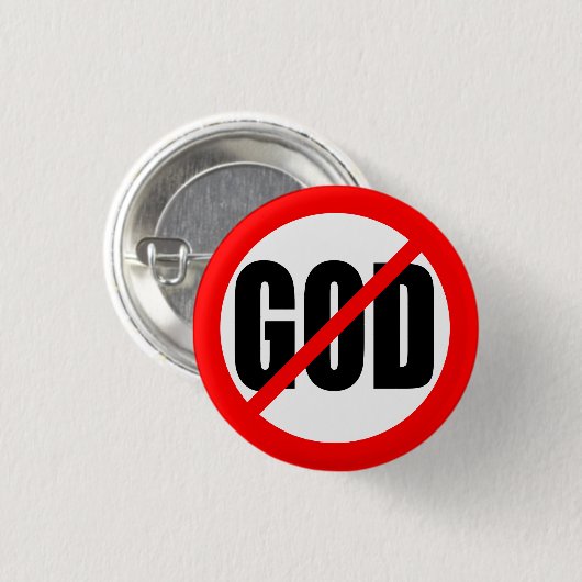 "KEIN GOTT " BUTTON (Vorne & Hinten)