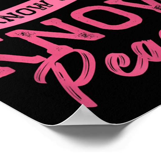 Kein Gott, kein Frieden, Gott kennen, Niedliches R Poster (Ecke)