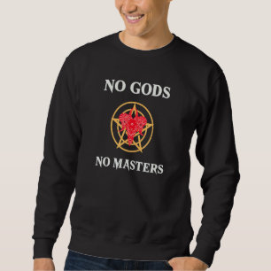 Kein Gott, Kein Meister Ziegenkopf Baphomet Dämon Sweatshirt