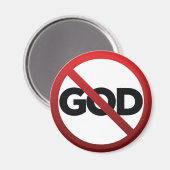 Kein Gott Magnet (Vorderseite/Rückseite)