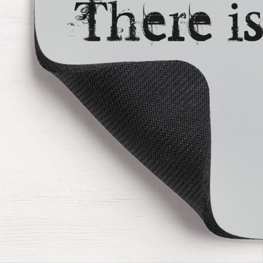 Kein Gott mousepad (grau) (Ecke)