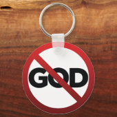 Kein Gott Schlüsselanhänger (Vorderseite)