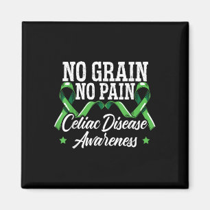 Kein Grain No Pain Celiac Disease Awareness Month Magnet