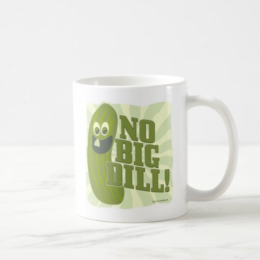 Kein großer Spaß Pickle Pal Süße Figur Kunst Kaffeetasse (Rechts)