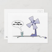 Kein großer Ventilator Postkarte (Vorne/Hinten)