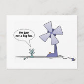 Kein großer Ventilator Postkarte (Vorderseite)