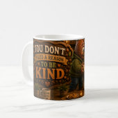 Kein Grund freundlich zu sein Kaffeetasse (Vorderseite Links)