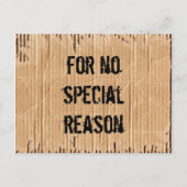 kein Grund Postkarte (Vorderseite)