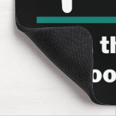 Kein guter Sign Funny Joke Mousepad (Ecke)