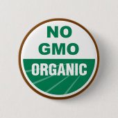 Kein GVO Bio Button (Vorderseite)