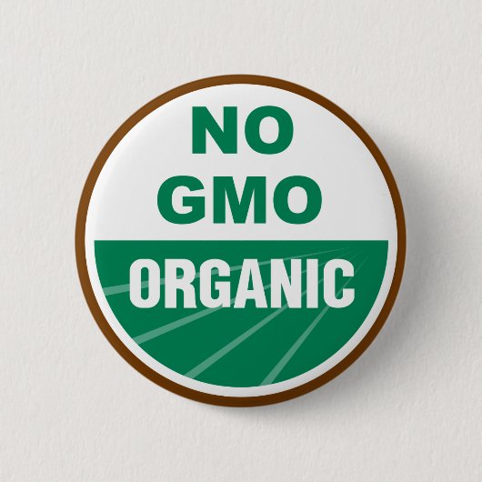Kein GVO Bio Button (Vorderseite)