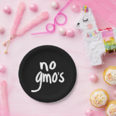 Kein GVO für die Gesundheitsförderung von Lebensmi Pappteller (Party)