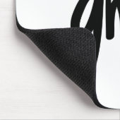 Kein GVO für gesundheitsfördernden schwarzen Text Mousepad (Ecke)