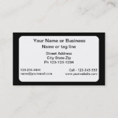 Kein GVO isst gesunde Werbeaktion Visitenkarte (Rückseite)