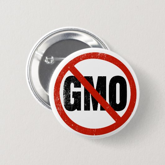 Kein GVO, nicht GVO, März gegen Monsanto Button (Vorne & Hinten)