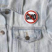 Kein GVO, nicht GVO, März gegen Monsanto Button (Beispiel)